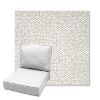 Picture of Dumont Stucco | Estate Back Deep Seating Outdoor Cushions - Sunbrella© Fabric