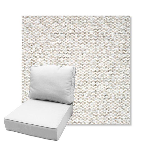 Picture of Dumont Stucco | Estate Back Deep Seating Outdoor Cushions - Sunbrella© Fabric
