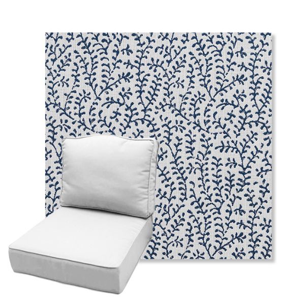 Picture of Eberly Peacock | Estate Back Deep Seating Outdoor Cushions - Sunbrella© Fabric