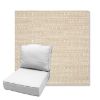 Picture of Embrace Linen | Estate Back Deep Seating Outdoor Cushions - Sunbrella© Fabric
