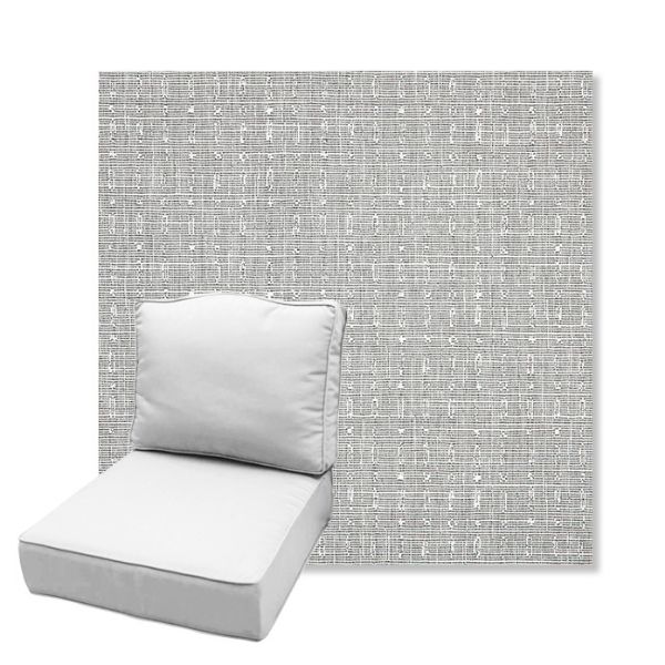 Picture of Embrace Pewter | Estate Back Deep Seating Outdoor Cushions - Sunbrella© Fabric