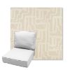 Picture of Escher Alabaster | Estate Back Deep Seating Outdoor Cushions - Sunbrella© Fabric