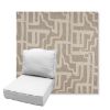 Picture of Escher Greige | Estate Back Deep Seating Outdoor Cushions - Sunbrella© Fabric