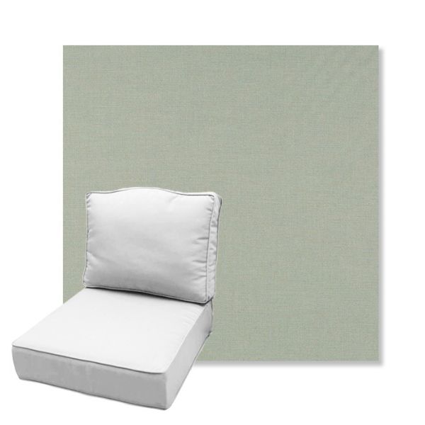Picture of Exhale Rainwashed | Estate Back Deep Seating Outdoor Cushions - Sunbrella© Fabric