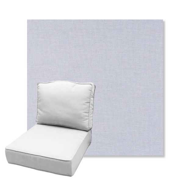 Picture of Exhale Sky | Estate Back Deep Seating Outdoor Cushions - Sunbrella© Fabric