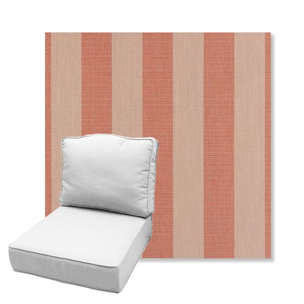 Picture of Expressive Blush | Estate Back Deep Seating Outdoor Cushions - Sunbrella© Fabric