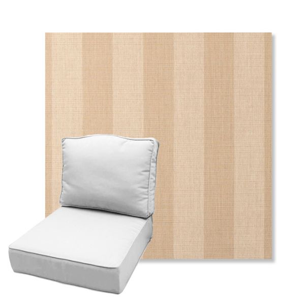 Picture of Expressive Sparrow | Estate Back Deep Seating Outdoor Cushions - Sunbrella© Fabric