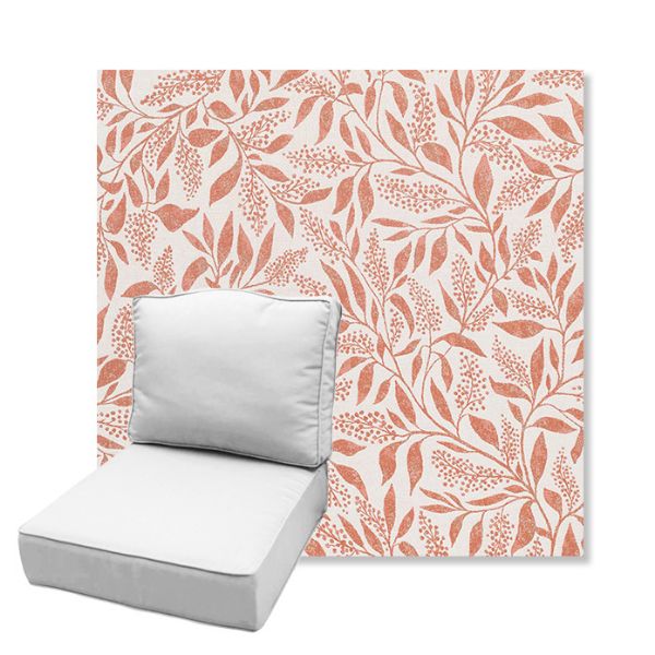 Picture of Exquisite Guava | Estate Back Deep Seating Outdoor Cushions - Sunbrella© Fabric