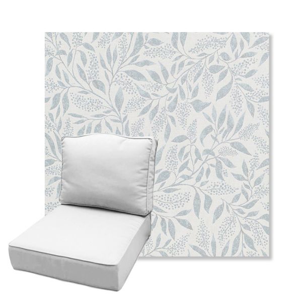 Picture of Exquisite Mist | Estate Back Deep Seating Outdoor Cushions - Sunbrella© Fabric