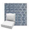 Picture of Figure Indigo | Estate Back Deep Seating Outdoor Cushions - Sunbrella© Fabric