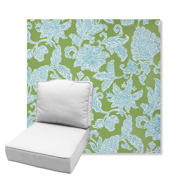 Picture of Floral Song Spring | Estate Back Deep Seating Outdoor Cushions - Sunbrella© Fabric