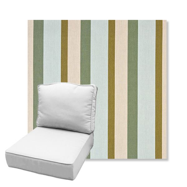 Picture of Gateway Aloe | Estate Back Deep Seating Outdoor Cushions - Sunbrella© Fabric