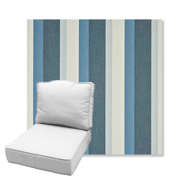Picture of Gateway Coast | Estate Back Deep Seating Outdoor Cushions - Sunbrella© Fabric