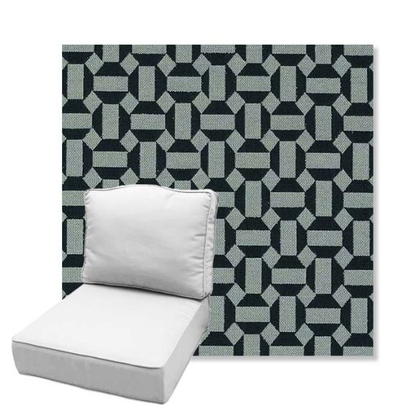 Picture of Hoopla Plume | Estate Back Deep Seating Outdoor Cushions - Sunbrella© Fabric