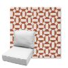 Picture of Hoopla Tobiko | Estate Back Deep Seating Outdoor Cushions - Sunbrella© Fabric