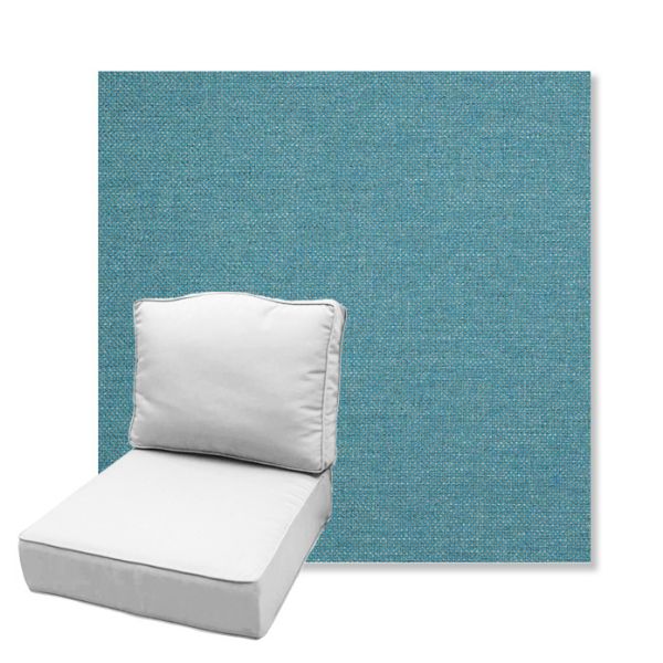 Picture of Idol Lagoon | Estate Back Deep Seating Outdoor Cushions - Sunbrella© Fabric