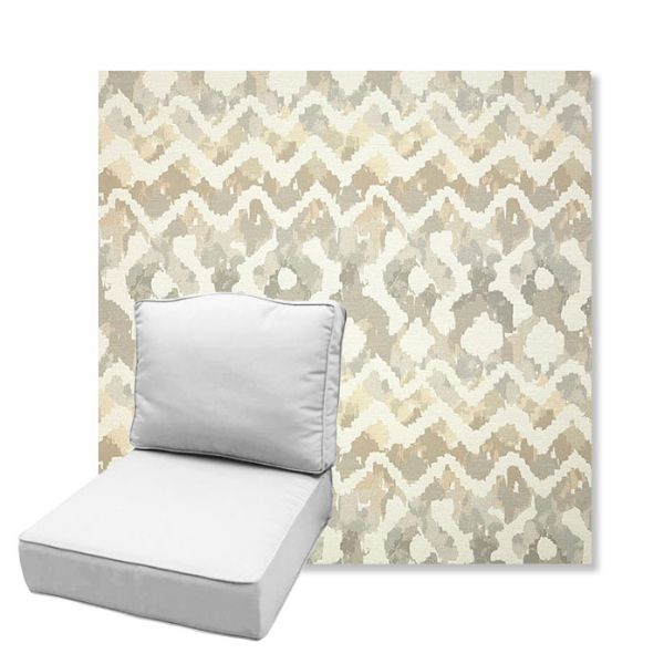 Picture of Inga Marble | Estate Back Deep Seating Outdoor Cushions - Sunbrella© Fabric