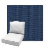Picture of Kudos Blueberry | Estate Back Deep Seating Outdoor Cushions - Sunbrella© Fabric