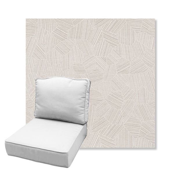 Picture of Leaf Structure Cloud | Estate Back Deep Seating Outdoor Cushions - Sunbrella© Fabric