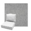 Picture of Leaf Structure Slate | Estate Back Deep Seating Outdoor Cushions - Sunbrella© Fabric