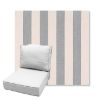 Picture of Leisure Denim | Estate Back Deep Seating Outdoor Cushions - Sunbrella© Fabric