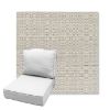 Picture of Linen Silver | Estate Back Deep Seating Outdoor Cushions - Sunbrella© Fabric