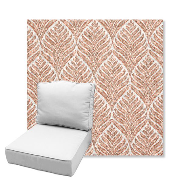 Picture of Linnaeus Clay | Estate Back Deep Seating Outdoor Cushions - Sunbrella© Fabric