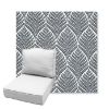 Picture of Linnaeus Indigo | Estate Back Deep Seating Outdoor Cushions - Sunbrella© Fabric