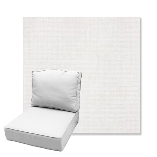Picture of Linville Snow | Estate Back Deep Seating Outdoor Cushions - Sunbrella© Fabric