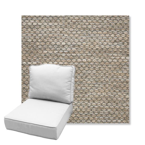 Picture of Litchfield Pebble | Estate Back Deep Seating Outdoor Cushions - Sunbrella© Fabric
