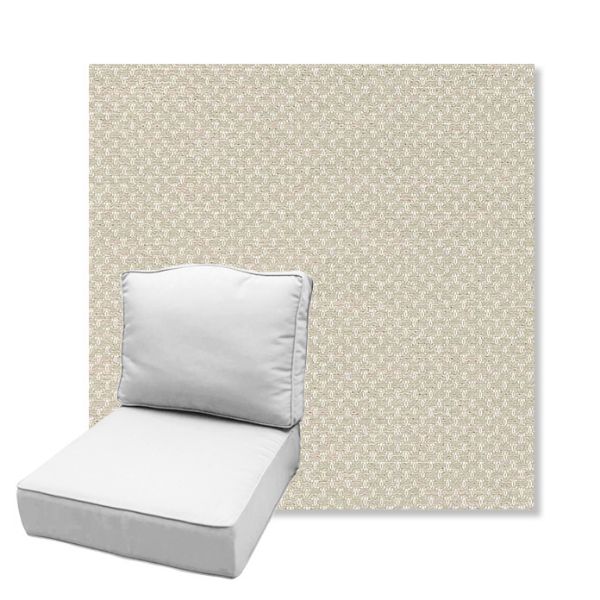 Picture of Litchfield Sage | Estate Back Deep Seating Outdoor Cushions - Sunbrella© Fabric