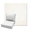 Picture of Litchfield Snow | Estate Back Deep Seating Outdoor Cushions - Sunbrella© Fabric