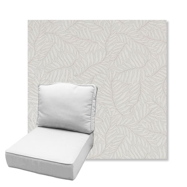 Picture of Lively Parchment | Estate Back Deep Seating Outdoor Cushions - Sunbrella© Fabric