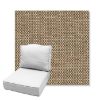 Picture of Mainstreet Latte | Estate Back Deep Seating Outdoor Cushions - Sunbrella© Fabric