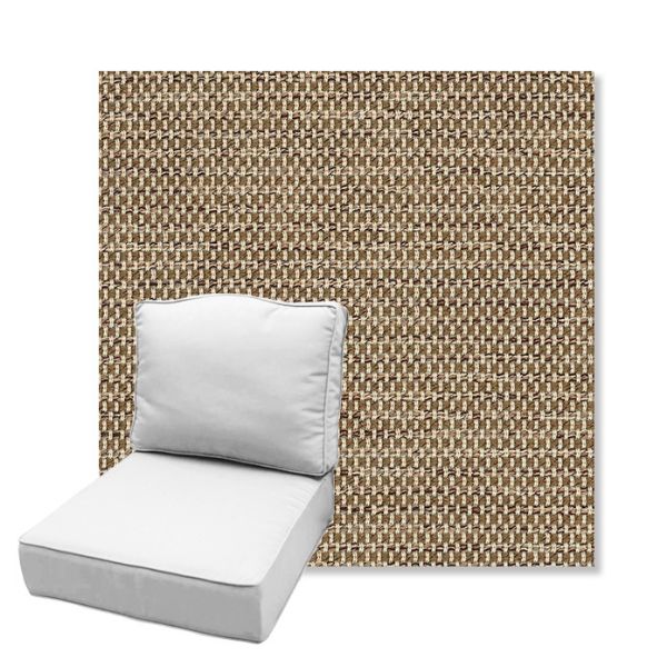 Picture of Mainstreet Latte | Estate Back Deep Seating Outdoor Cushions - Sunbrella© Fabric