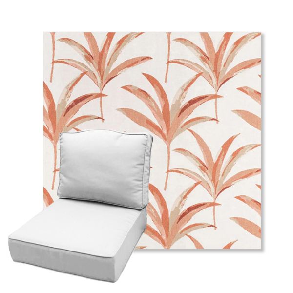 Picture of Martinique Mango | Estate Back Deep Seating Outdoor Cushions - Sunbrella© Fabric