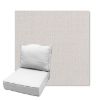 Picture of Metamorphic Snow | Estate Back Deep Seating Outdoor Cushions - Sunbrella© Fabric