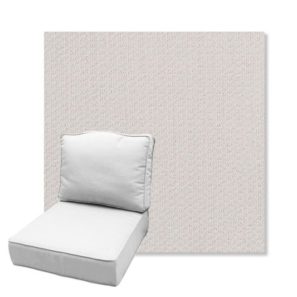 Picture of Metamorphic Snow | Estate Back Deep Seating Outdoor Cushions - Sunbrella© Fabric