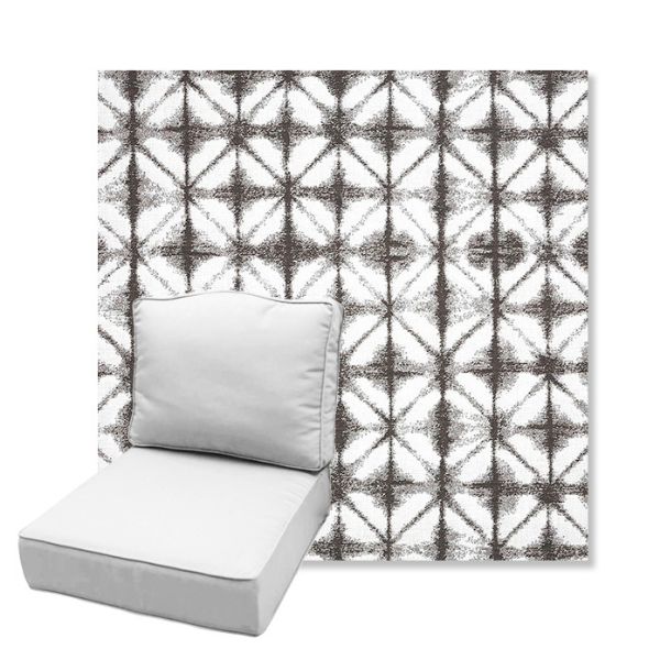 Picture of Midori Stone | Estate Back Deep Seating Outdoor Cushions - Sunbrella© Fabric