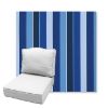 Picture of Milano Cobalt | Estate Back Deep Seating Outdoor Cushions - Sunbrella© Fabric