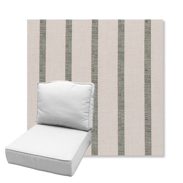 Picture of Mixi Fern | Estate Back Deep Seating Outdoor Cushions - Sunbrella© Fabric
