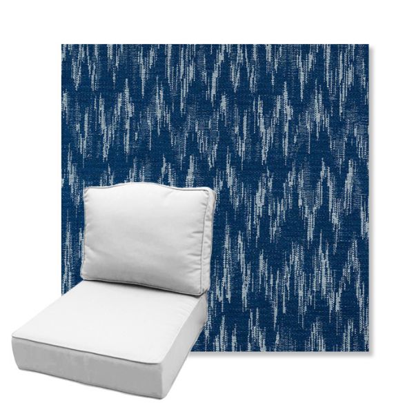 Picture of Mountains Lagoon | Estate Back Deep Seating Outdoor Cushions - Sunbrella© Fabric
