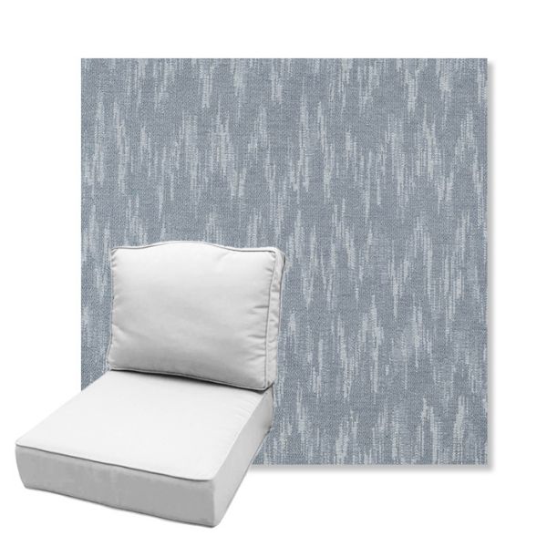 Picture of Mountains Slate | Estate Back Deep Seating Outdoor Cushions - Sunbrella© Fabric