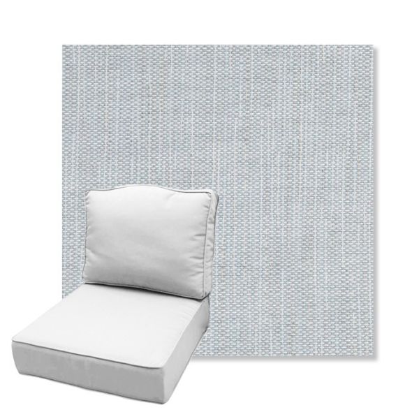 Picture of Nova Chambray | Estate Back Deep Seating Outdoor Cushions - Sunbrella© Fabric
