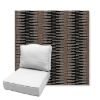 Picture of Ortiz Onyx | Estate Back Deep Seating Outdoor Cushions - Sunbrella© Fabric