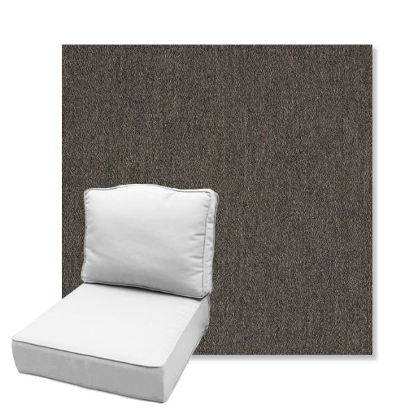 Picture of Pashmina Coal | Estate Back Deep Seating Outdoor Cushions - Sunbrella© Fabric