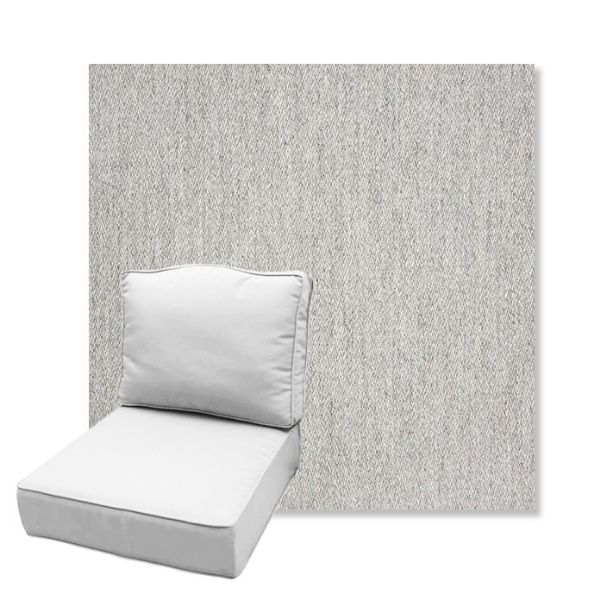 Picture of Pashmina Fog | Estate Back Deep Seating Outdoor Cushions - Sunbrella© Fabric