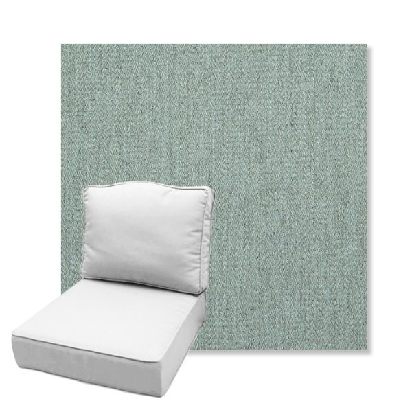 Picture of Pashmina Mist | Estate Back Deep Seating Outdoor Cushions - Sunbrella© Fabric