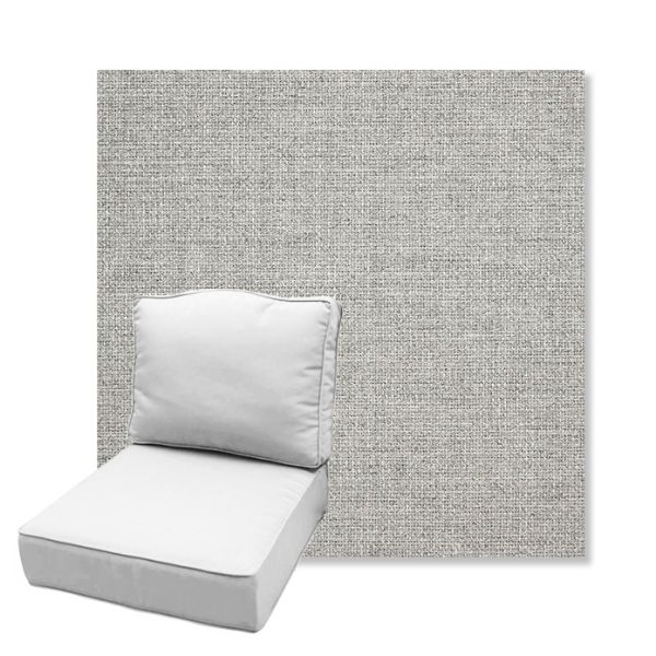 Picture of Piazza Pebble | Estate Back Deep Seating Outdoor Cushions - Sunbrella© Fabric