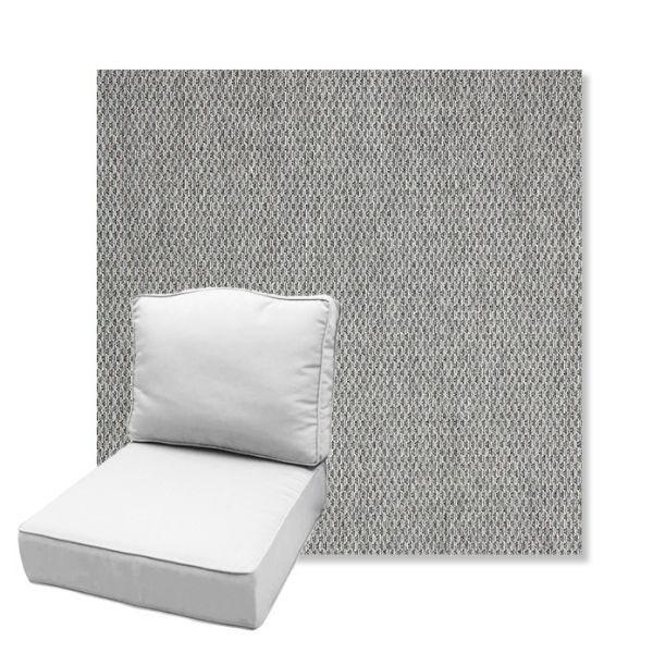 Picture of Pique Ash | Estate Back Deep Seating Outdoor Cushions - Sunbrella© Fabric